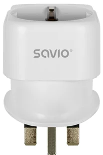 Savio AP-04 gniazdo EU - wtyk UK - Akcesoria podróżnicze - miniaturka - grafika 5