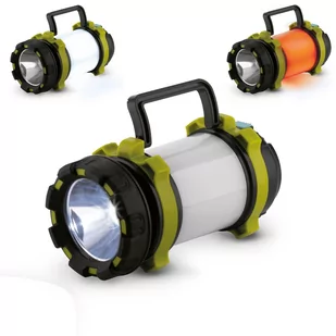 MOCNA akumulatorowa LATARKA LED lampa KEMPINGOWA SZPERACZ 3w1 POWERBANK ładowarka USB Tadar - Latarki - miniaturka - grafika 1