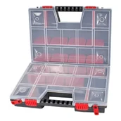 Skrzynki i torby narzędziowe - Proline HD organizer z rączką 30 przegródek, 130x290x390mm 35706 - miniaturka - grafika 1