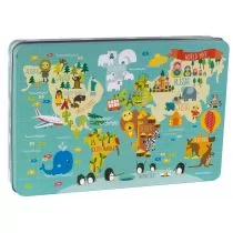 Apli Kids Puzzle XL Kids - Mapa świata 3+ - Puzzle - miniaturka - grafika 1