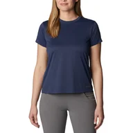 Koszulki sportowe damskie - Damska Koszulka z krótkim rękawem COLUMBIA COLUMBIA HIKE GRAPHIC SS 2033541466 – Granatowy - miniaturka - grafika 1