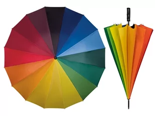 Duży Parasol Manualny, Tęcza - Parasole - miniaturka - grafika 1