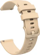 Akcesoria do smartwatchy - Pasek silikonowy do Huawei Watch GT2 / GT3 42mm - beżowy - miniaturka - grafika 1