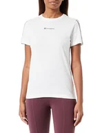 Koszulki i topy damskie - Champion T-Shirt Damski, Off White, S - miniaturka - grafika 1