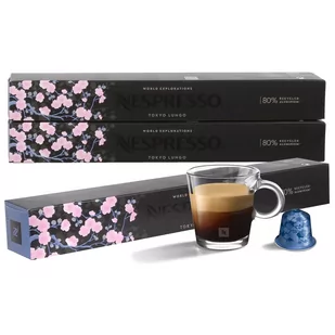 Kawa w kapsułkach o smaku Tokyo Lungo NESPRESSO 30 kapsułek - Kawa w kapsułkach i saszetkach - miniaturka - grafika 1