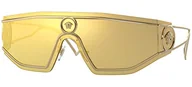 Okulary przeciwsłoneczne - Versace Okulary przeciwsłoneczne SHIELD MEDUSA VE 2226 Gold/Gold 45/14/115 męskie - miniaturka - grafika 1