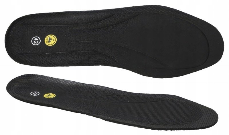 Anatomiczna wkładka do obuwia VM FOOTWEAR, ESD, rozm. 47, czarna