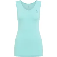 Koszulki sportowe damskie - Koszulka bez rękawów damska ODLO Performance X-Light Eco BL Top V-Neck Singlet - miniaturka - grafika 1