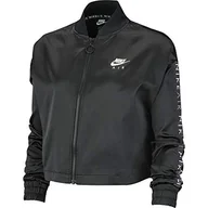 Kurtki damskie - Nike Nsw Air Trak satynowa kurtka damska czarny czarny XX-L - miniaturka - grafika 1