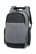 Torby na laptopy - R-BAG Plecak Plecak męski na laptop 13-15,6 z USB Drum Grey rBAG luksusowy Z022 - miniaturka - grafika 1