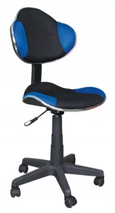 Signal Fotel obrotowy Q-G2 czarny /niebieski - Krzesła obrotowe dla dzieci - miniaturka - grafika 1