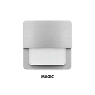Oprawy, klosze i abażury - Pawbol Magic D.SL.MA.BC oczko lampa wpuszczana downlight 1x0.8W LED 3000K srebrne - miniaturka - grafika 1