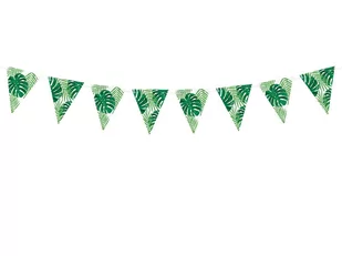 Party Deco Baner flagi Aloha Liście - 1,3 m - 1 szt. FLG20 - Dekoracje sali - miniaturka - grafika 1