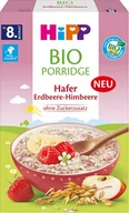 Kaszki dla dzieci - HiPP, Bio, owsianka truskawki maliny i jabłka, 250 g - miniaturka - grafika 1