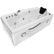 Wanny z hydromasażem - Wanna z hydromasażem Spa przyścienna Turbo+ 170x87 cm MO-1634 - miniaturka - grafika 1