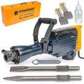 Młoty udarowe - MŁOT WYBURZENIOWY Udarowy do Kucia 45J HEX 3000W - miniaturka - grafika 1