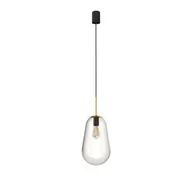 Lampy sufitowe - Nowodvorski PEAR M 8672 lampa wisząca zwis 1x40W E27 Czarny - miniaturka - grafika 1