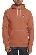 Bluzy męskie - Bluza męska Quiksilver The Orginal z kapturem pomarańczowa-M - miniaturka - grafika 1