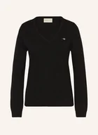 Swetry damskie - Gant Sweter schwarz - GANT - miniaturka - grafika 1