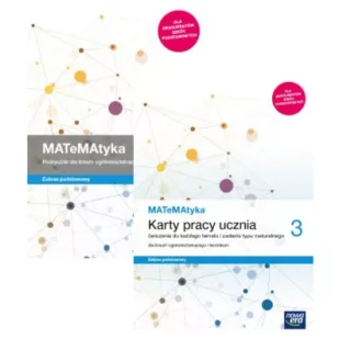 MATeMAtyka 3. Podręcznik oraz karty pracy ucznia dla liceum ogólnokształcącego i technikum. Zakres podstawowy. Szkoły ponadpodstawowe - Podręczniki do technikum - miniaturka - grafika 1