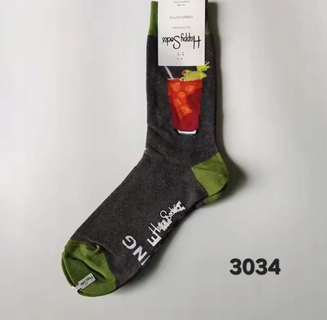 Kolorowe skarpety Happy Socks unisex rozmiar 41-46 (3034)