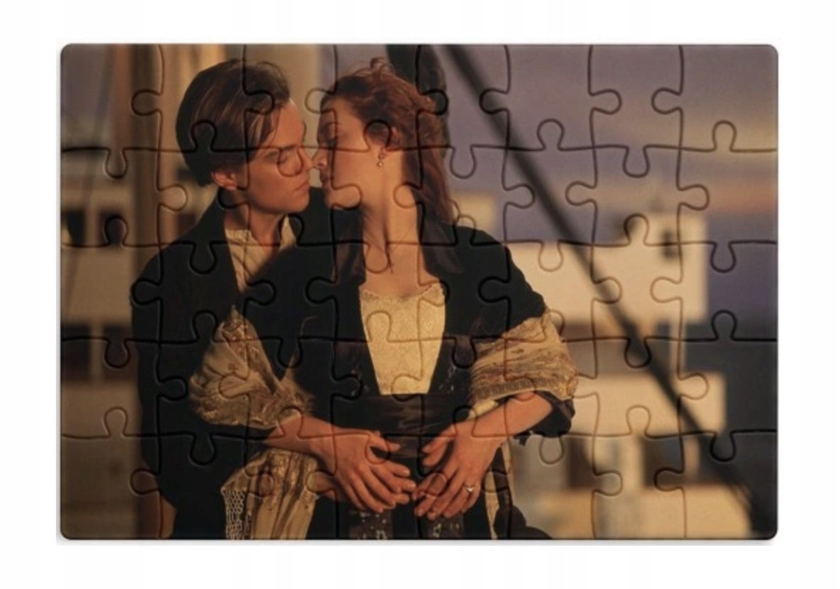 PUZZLE TITANIC STATEK FILM CAMERON A3 252 el z Nadrukiem + IMIĘ #121