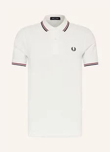 Fred Perry Koszulka Polo Z Piki m3600 Straight Fit weiss - Moda i Uroda OUTLET - miniaturka - grafika 1