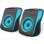 Głośniki komputerowe - Esperanza Flamenco 2.0 czarno-niebieskie (EP140KB) - miniaturka - grafika 1