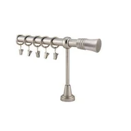 Karnisze - Karnisz pojedynczy HEFAJSTOS PLUS Ø16, 160 cm cylinder satyna - miniaturka - grafika 1