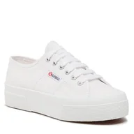 Trampki damskie - Tenisówki Superga - 2740 Platform S21384W White 901 - miniaturka - grafika 1