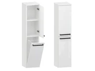 Szafki łazienkowe - Słupek Łazienkowy ATHOS 30 2D K P - Uchwyt Czarny Mat - miniaturka - grafika 1