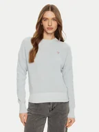 Swetry damskie - Guess Jeans Sweter W4BR08 Z3HM1 Niebieski Regular Fit - miniaturka - grafika 1