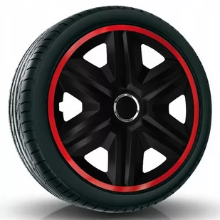 Kołpaki czerwone FAST LUX 16" - Kołpaki samochodowe - miniaturka - grafika 1