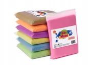 Masy plastyczne - Piasek Kinetyczny Bibimoon Piaskolina 6 Kol. 6Kg - miniaturka - grafika 1