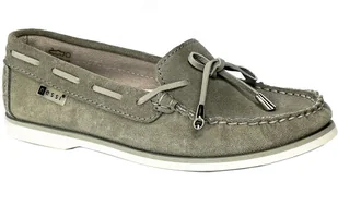 Mokasyny Nessi ST.22172 Szary W3 - NESSI - Mokasyny damskie - miniaturka - grafika 1