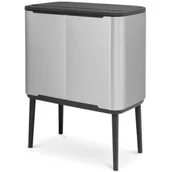Kosze na śmieci - Brabantia Kosz na śmieci Bo Touch Bin 3 x 11 l stal matowa FPP 316081 - miniaturka - grafika 1