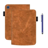 Etui do czytników e-book - BRĄZOWE ETUI CASE do INKBOOK CALYPSO PLUS / LUMOS / PRIME - miniaturka - grafika 1