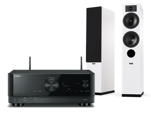 Kino domowe Yamaha RX-V4A (czarny) + Tesi 5 (biały) - Kino domowe - miniaturka - grafika 1