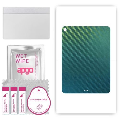 folia naklejka skórka strukturalna na TYŁ do Apple iPad Air 11 6 gen. 2024 - Carbon Kameleon CAKA1 - apgo SKINS