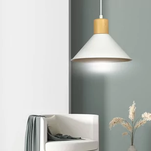 Emibig Rowen lampa wisząca 1-punktowa biała 1045/1 1045/1 - Lampy sufitowe - miniaturka - grafika 2