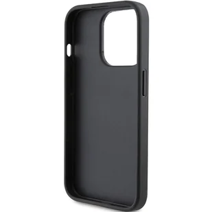 Karl Lagerfeld KLHCP15LSAPKCNPK iPhone 15 Pro 6.1" czarny/black hardcase Saffiano Cardslot Karl&Choupette Metal Pin - Etui i futerały do telefonów - miniaturka - grafika 7