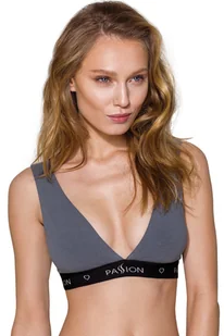 Biustonosz sportowy Passion PS015 dark grey - Biustonosze - miniaturka - grafika 1