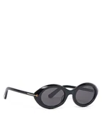 Okulary przeciwsłoneczne - Tom Ford Okulary przeciwsłoneczne FT1186 01A Czarny - miniaturka - grafika 1
