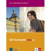 LektorKlett - Edukacja DaF Kompakt Neu A2 Kurs- und Ubungsbuch +CD - Braun Birgit, Doubek Margit, Fugert Nadja - Książki do nauki języka niemieckiego - miniaturka - grafika 1