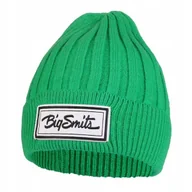 Czapki damskie - CIEPŁA CZAPKA DAMSKA JESIENNA ZIMOWA GRUBA WYGODNA UNIWERSALNA MORAJ GREEN - miniaturka - grafika 1