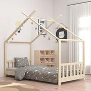 Łóżeczka i kojce - vidaXL Rama łóżka dziecięcego, lite drewno sosnowe, 80 x 160 cm - miniaturka - grafika 1
