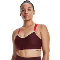 Biustonosze - Damski Stanik sportowy UNDER ARMOUR UA INFINITY LOW STRAPPY 1373861-690 – Czerwony - miniaturka - grafika 1