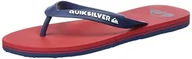 Klapki i japonki męskie - Quiksilver MOLOKAI klapki męskie, Wielokolorowy Red Blue Red Xrbr, 42 EU - miniaturka - grafika 1