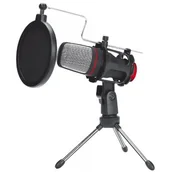 Mikrofony komputerowe - Mikrofon Marvo MIC-02 (MIC-02) Czarny - miniaturka - grafika 1