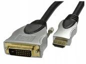 Kable - AUDA Prestige Kabel DVI-D / HDMI 1.4 Full HD 30m - miniaturka - grafika 1